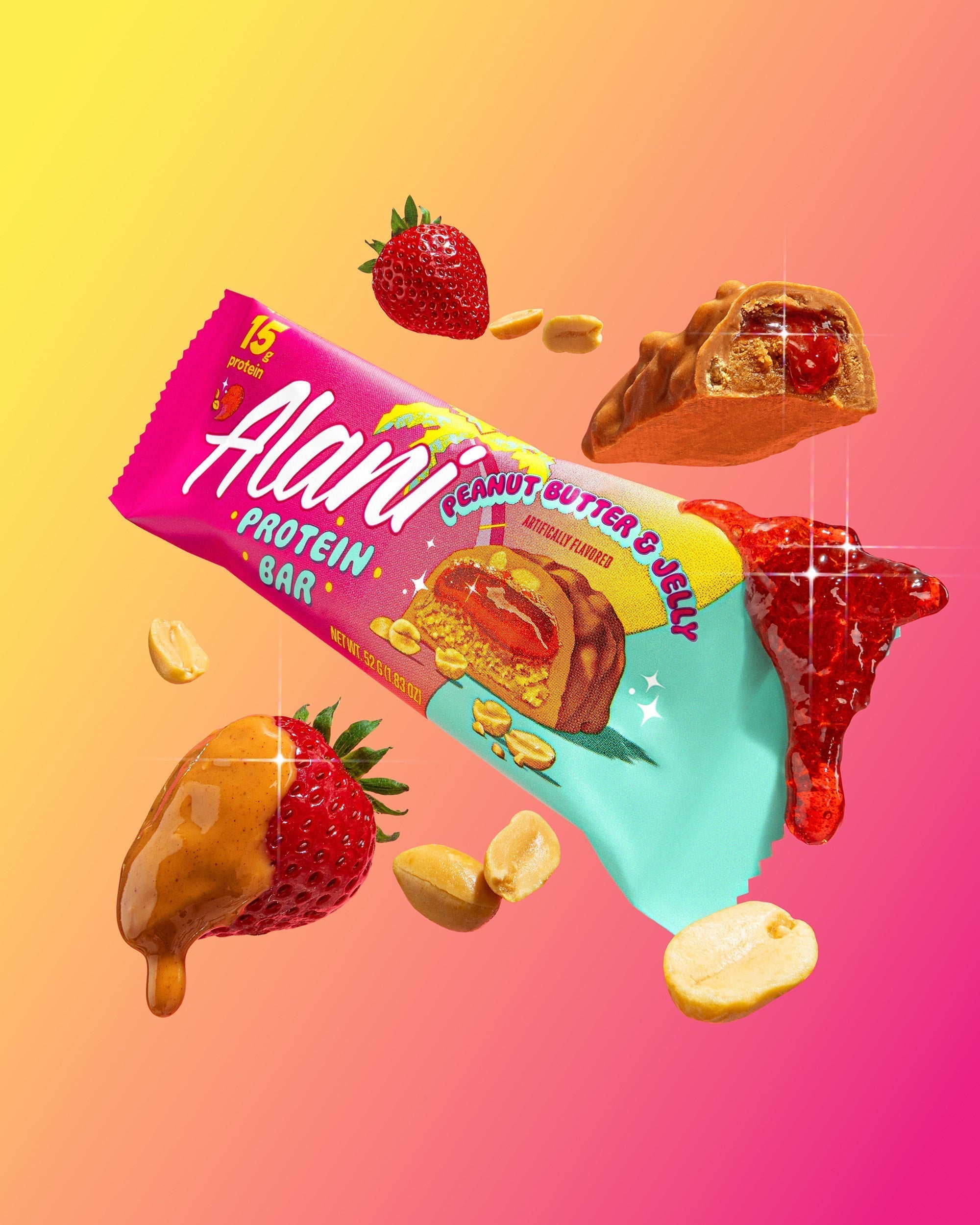 protein bar - peanut butter & jelly
